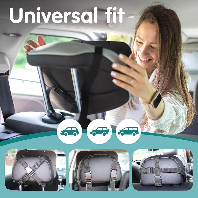 Baby Car Mirror – Rear Facing Shatterproof Convex Mirror with 360° Rotation5