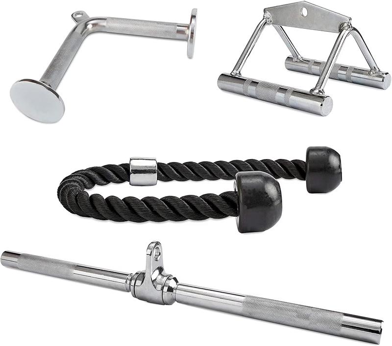 Cable Handle Attachments Universal Fit Lat Pulldown Cable Machine Gym0