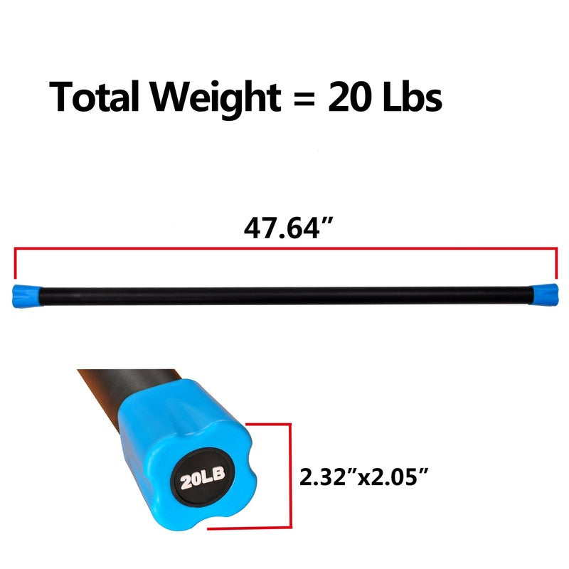20Lb Weighted Workout Bar3
