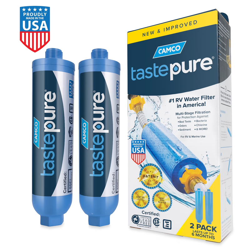 Tastepure RV Water Filter, 6-Step Water Filtration - 2-Pack, Blue (40045)9