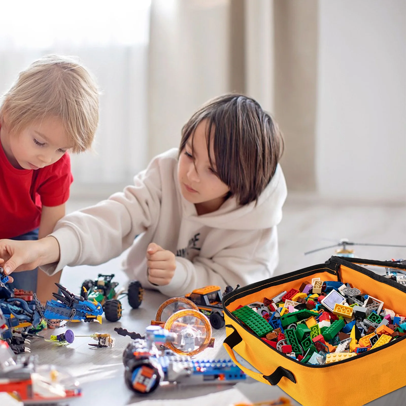 4pcs Building Block Toy Storage Bags Travel Case for Bricks Puzzles7