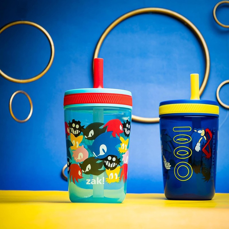 Kelso 15Oz Toddler Cups, 2 Pack Leak Proof Durable Sippy Cups for Travel/Home2