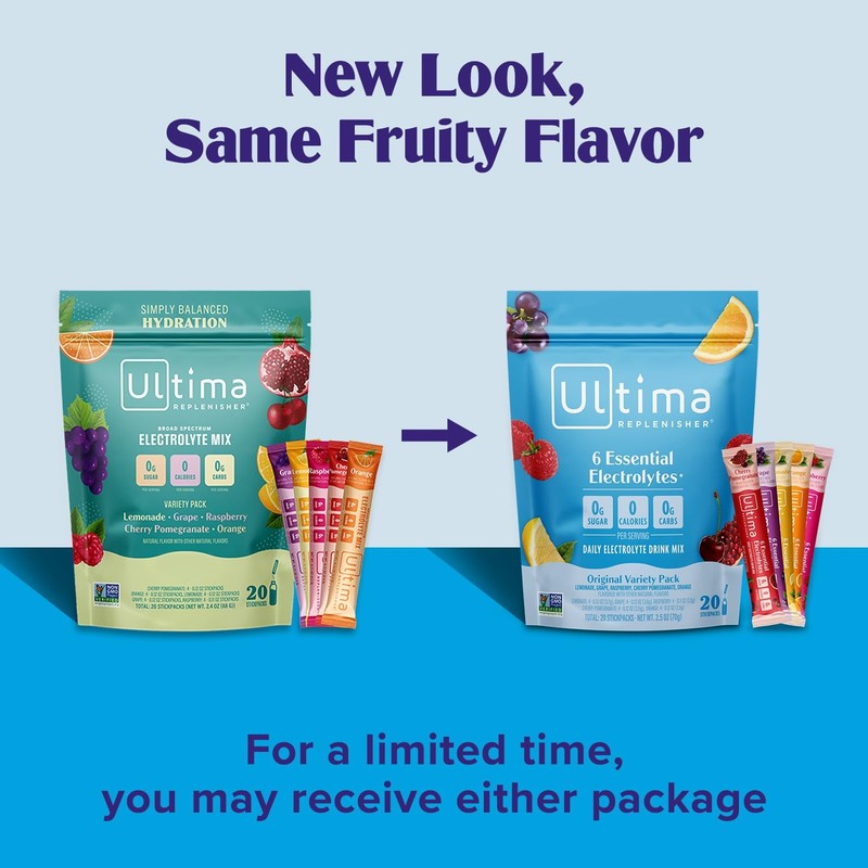Sugar-Free Electrolyte Powder Drink Mix - 20 Keto-Friendly Stickpacks2
