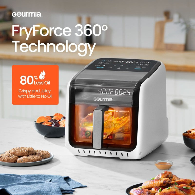 Panorama 7QT Digital Air Fryer with Holographic Display & 12 Presets5