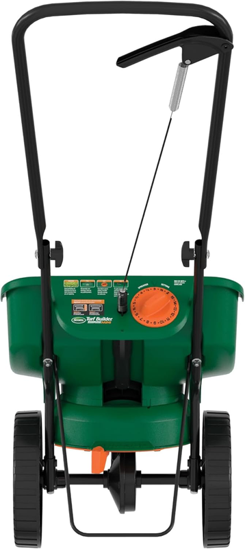 Turf Builder Edgeguard Mini Broadcast Spreader for Seed, Weed and Feed, Fertiliz10