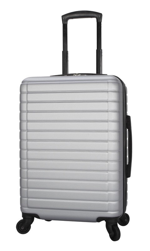 Protégé Vacationer 20" Carry On Expandable Hardside Luggage Silver Spinner0
