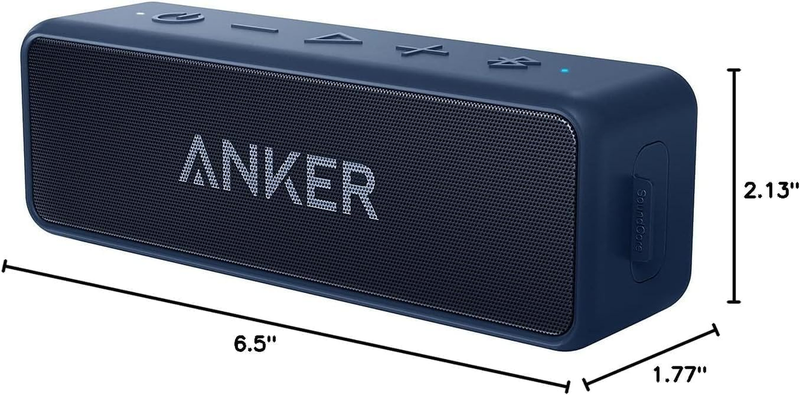 Soundcore 2 Portable Bluetooth Speaker Stereo BassUp IPX7 Waterproof 24H6