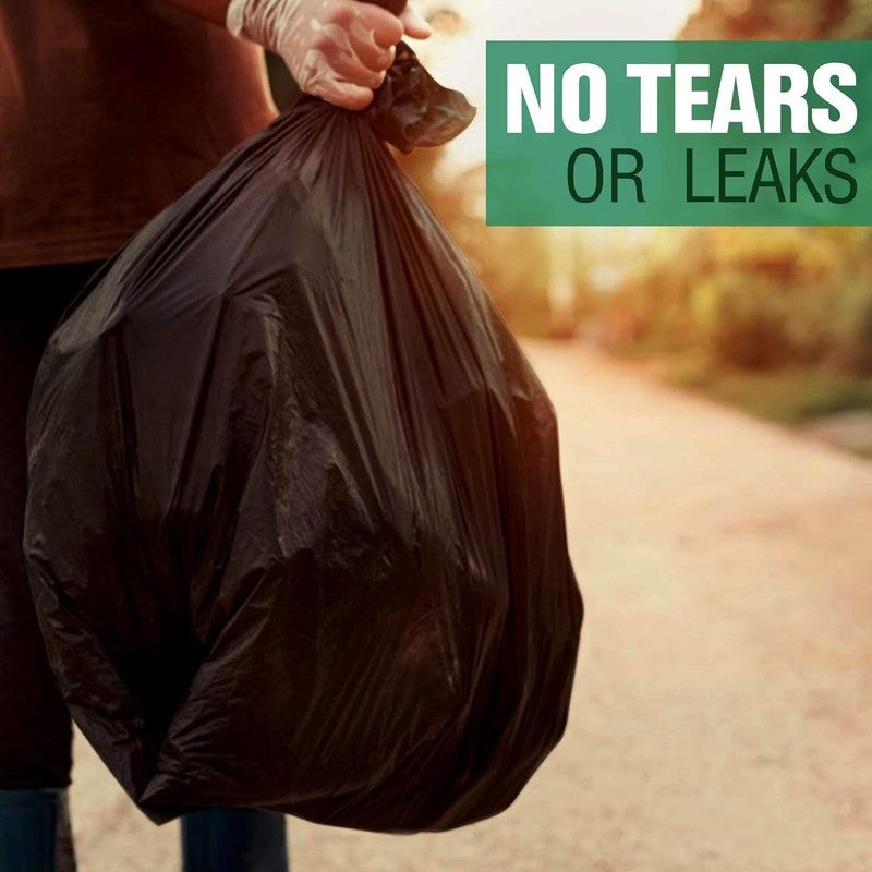 55-60 Gallon Heavy Duty Trash Bags 150 Count Large Black Commercial Lawn8