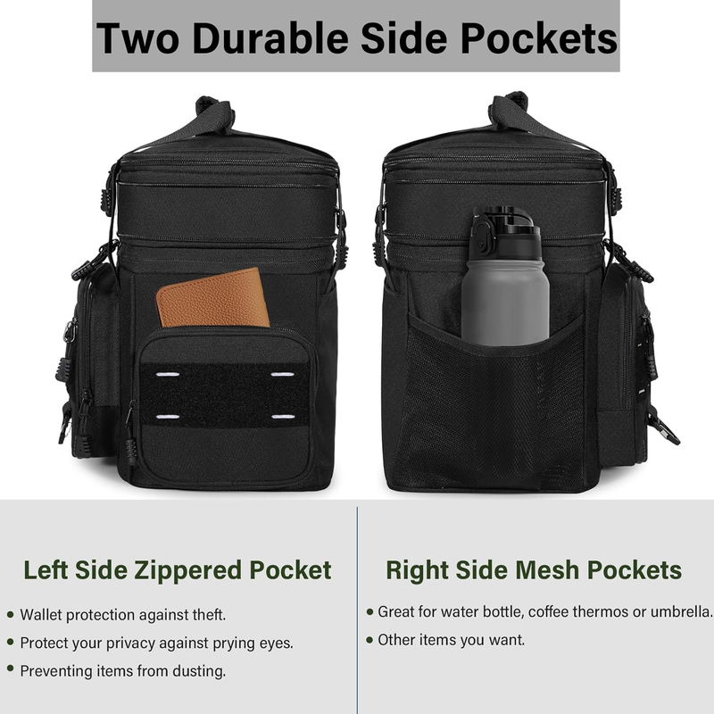 xpandable Tactical Insulated Lunch Box 16L Blue Leakproof Cooler Bag Heavy Duty1
