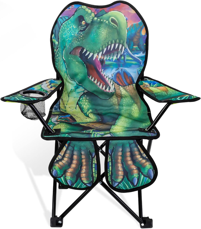 Kids Outdoor Folding Camping & Lawn Chair w/ Cup Holder & Carry Bag9