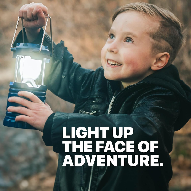 Camping Lanterns 4 Pack LED Emergency Lights Tent Hanging Camp Light5