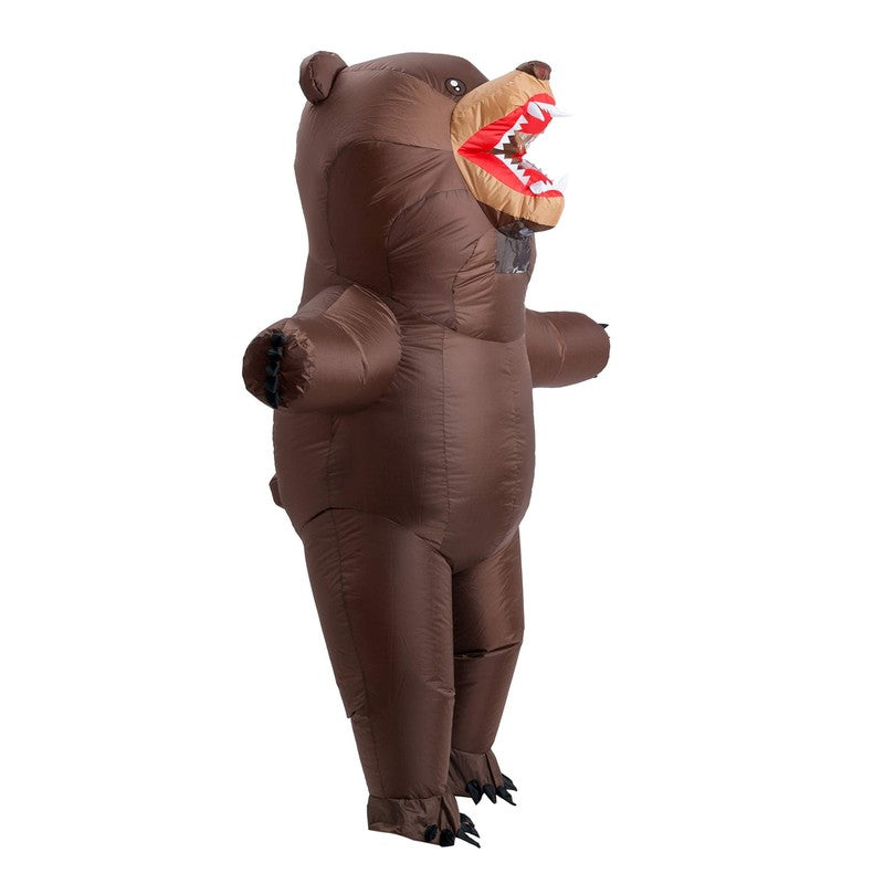 8Ft Brown Bear Inflatable Costume for Adults Full Body Blow Up Halloween Suit1