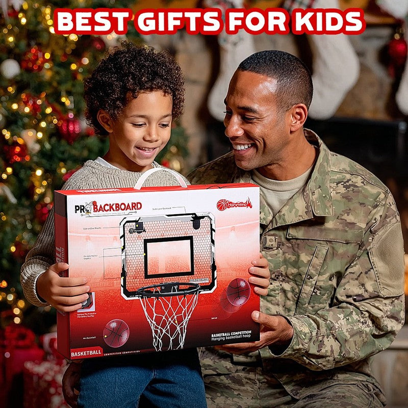 Basketball Hoop Indoor for Kids 15.7" X 11.8" - Automatic Scoring Basketball Hoo7