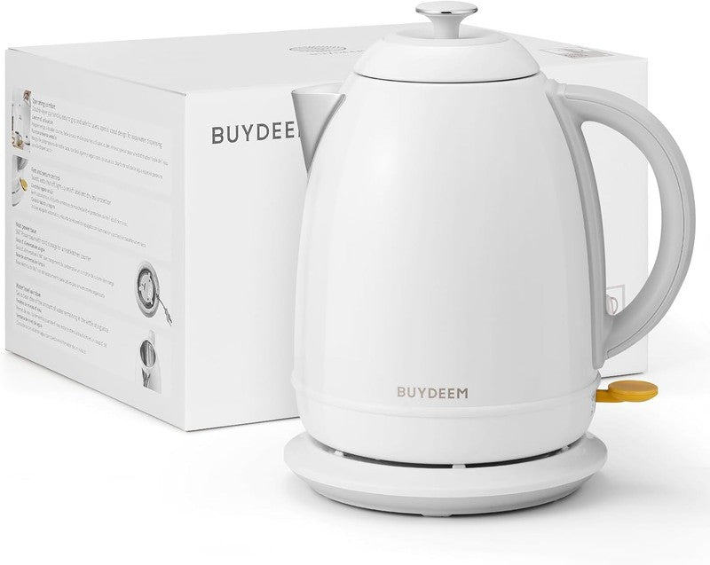 Electric Kettle 1.7L 1440W Stainless Steel Cordless Auto Shut Off Arctic White4