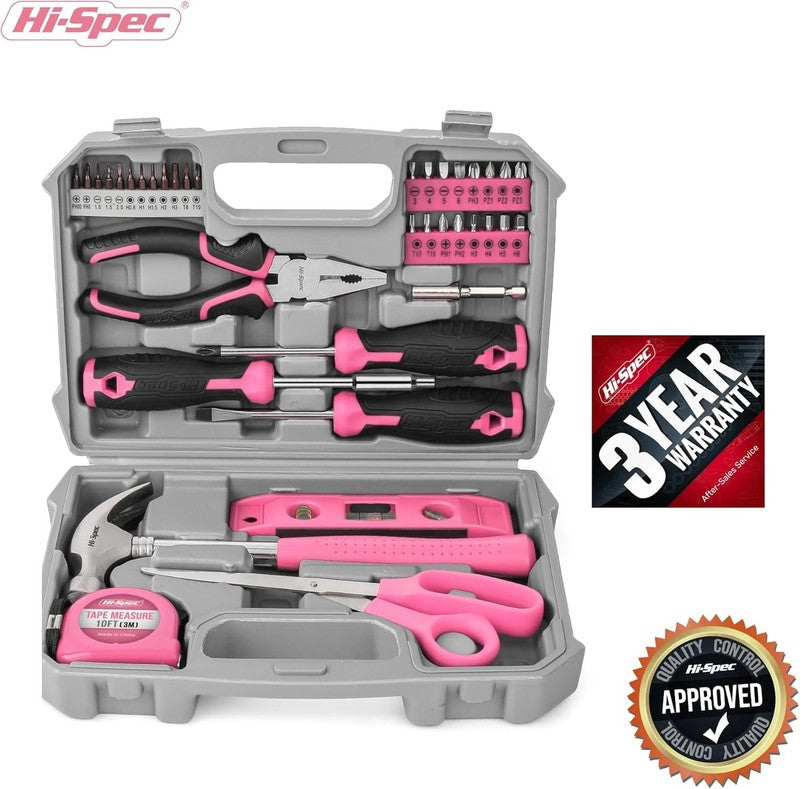 Tool Kit, General Household Hand Tool Set with Toolbox Storage Case, All In One 6
