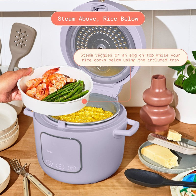 Drew Barrymore Evergood 14-Cup Rice & Grain Cooker Ceramic Nonstick Lavender4