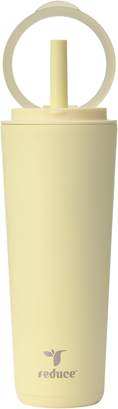 24oz Stainless Steel Insulated Tumbler Spill Proof Flip Lid Cold 32H French11