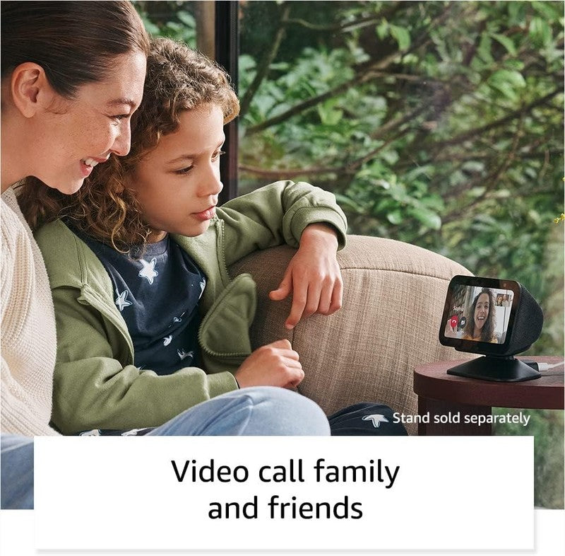 Echo Show 5 - Smart Display with Enhanced Sound, Glacier White, New Model5