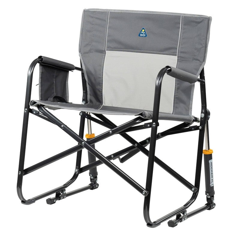 Freestyle Rocker XL Oversized Foldable Rocking Camp Chair, Pewter4