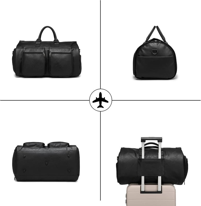 2in1 Garment Duffle Bag Hanging Suit Travel Carry On Business Men Women4