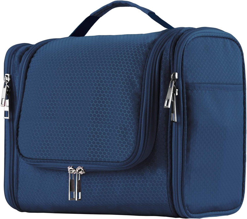 Large Hanging Toiletry Bag Travel Dopp Kit Water-Resistant for Men & Women Blue8