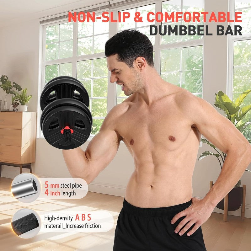 Versatile Adjustable Dumbbells Set 20Lbs for Home Gym - 2/3 in 1 Fitness3