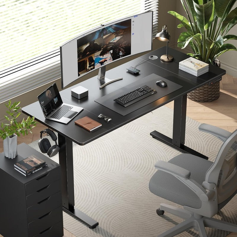 48"x24" Electric Standing Desk Adjustable Sit Stand Table 3 Memory w/ Cable1