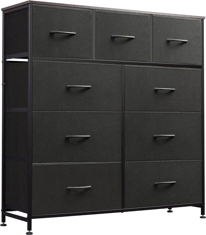 9 Drawer Dresser, Fabric Storage Tower for Bedroom, Hallway, Entryway, Closet, T8