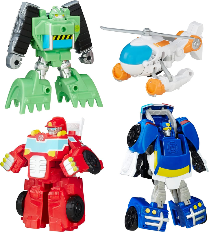 Rescue Bots Griffin Rock Team Action Figures – Collectible Toy Set, 0