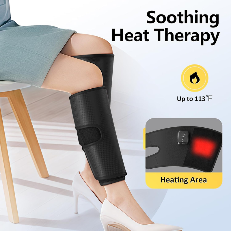 Cordless Calf Massager Compression Leg Circulation Pain Relief Portable FSA Elig8