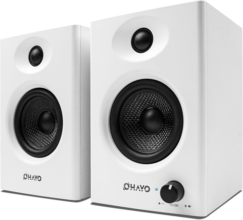 60W Bluetooth Computer Speakers 2.0 Stereo Gaming Desktop USB Powered White8