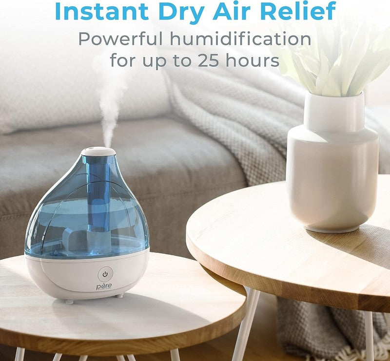 Mistaire Cool Mist Humidifier Quiet 25H for Bedroom Nursery Office Plants1