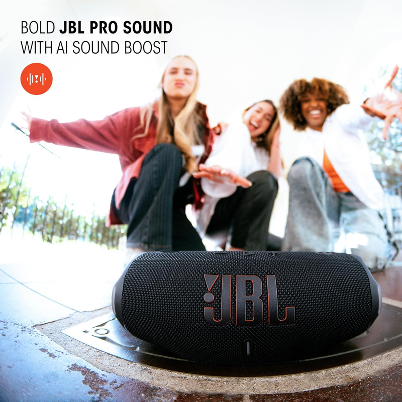 JBL Charge 6 Bluetooth Speaker Waterproof 28H Playtime Powerbank Black3