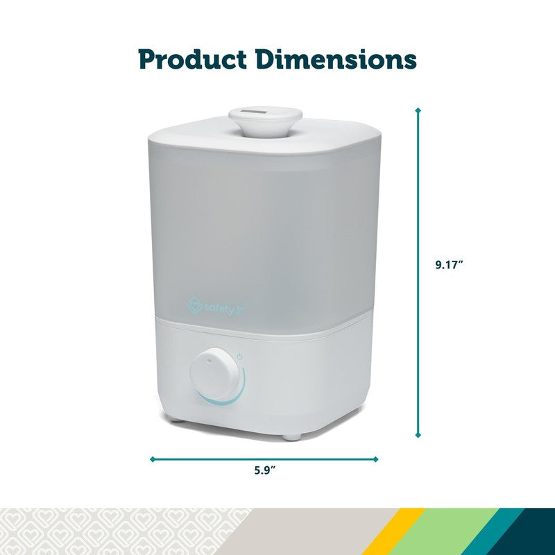 Easy Fill Cool Mist Humidifier, White8