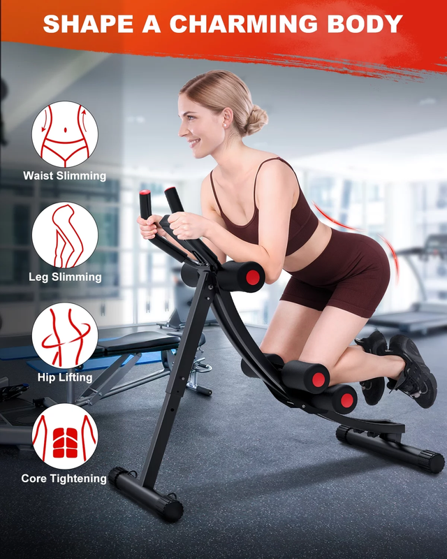 Foldable Ab Machine, Ab Workout Equipment for Home Gym,Core & Abdominal Trainer 2