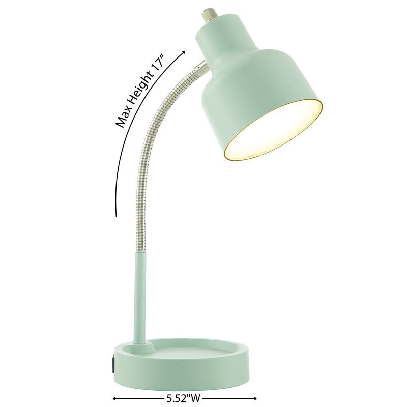 14in LED Gooseneck Desk Lamp Energy Efficient Green2