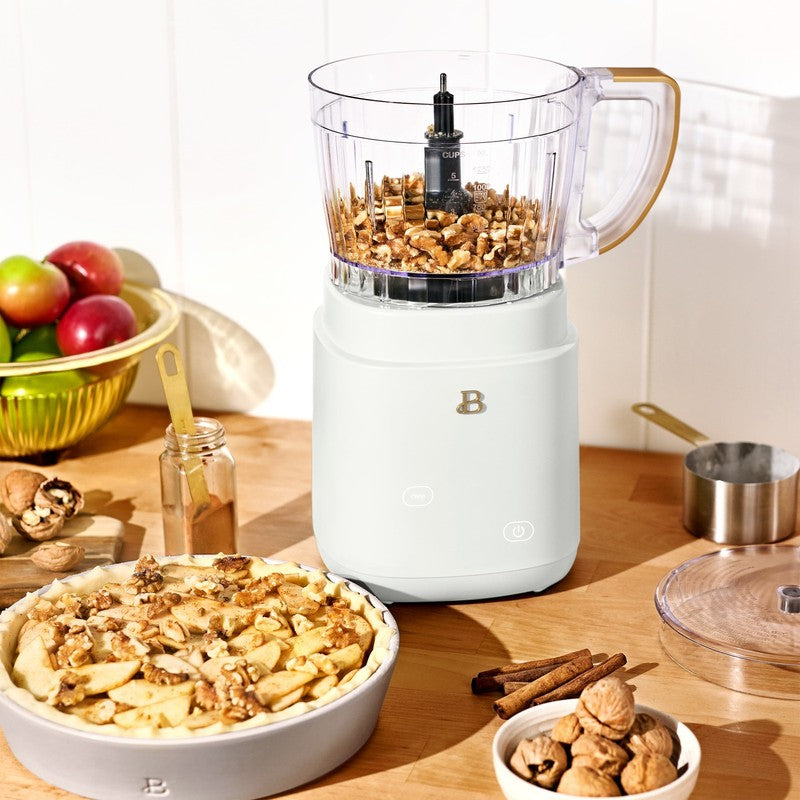 3-In-1 Kitchen System, Blender, Food Processor & Personal Blender, White Icing b9