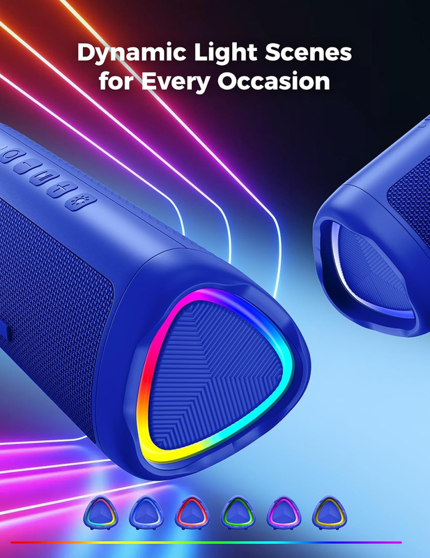 Portable Bluetooth Speaker 20W Wireless IPX5 Waterproof 24H Battery2