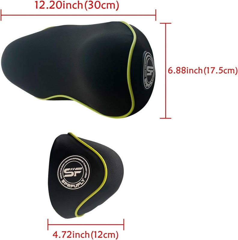 Chic Memory Foam Car Neck Pillow 2 Pack w/ Adjustable Strap1