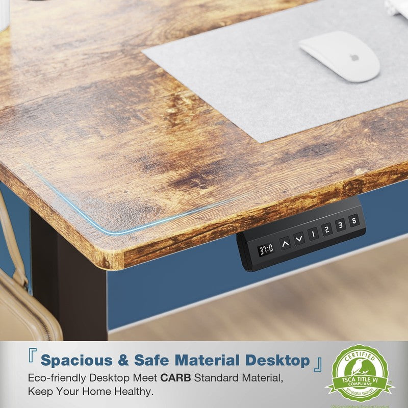 Adjustable Electric Standing Desk 48"x24" with Memory Presets for Home Office4