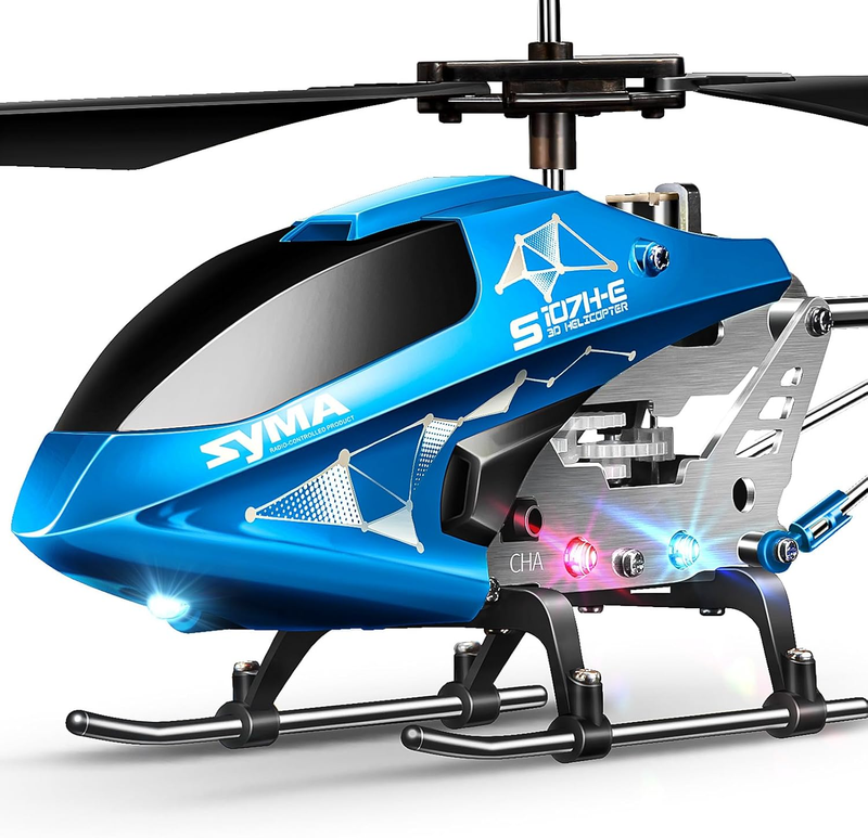 Remote Control Helicopter S107H E High/Low Speed Alloy Design Gift for Kids9