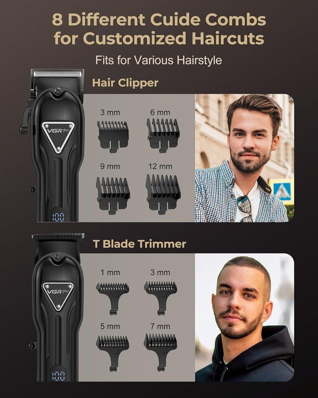 Cordless Electric Hair Clippers for Men | Long Life Clipper & Trimmer Kit4