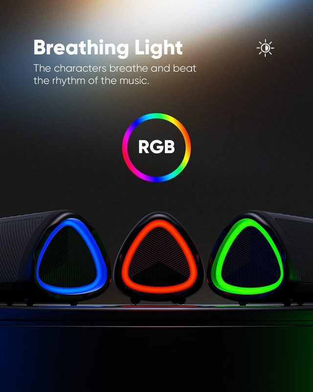 Bluetooth Speaker HD Sound, Portable, IPX5 Waterproof, 20H Playtime, TWS, Black3