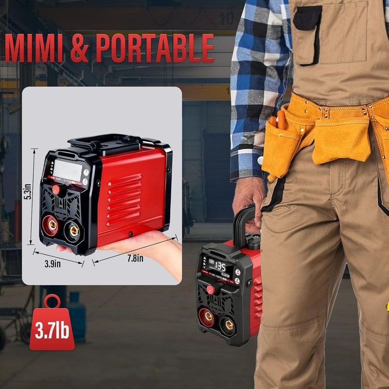 110V Portable Welding Machine, 2 in 1 Stick Welder/Lift Tig Welder Machine, 20 12