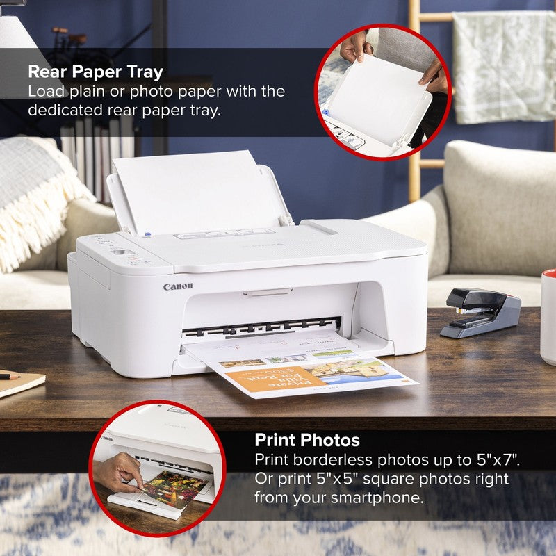 PIXMA TS3722 Wireless All-in-One Inkjet Printer – Home Office Printer with Scan 3
