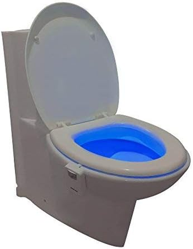 16 Color Motion Sensor LED Toilet Night Light,Toilet Bowl Lights,Cool Gadgets,5 4