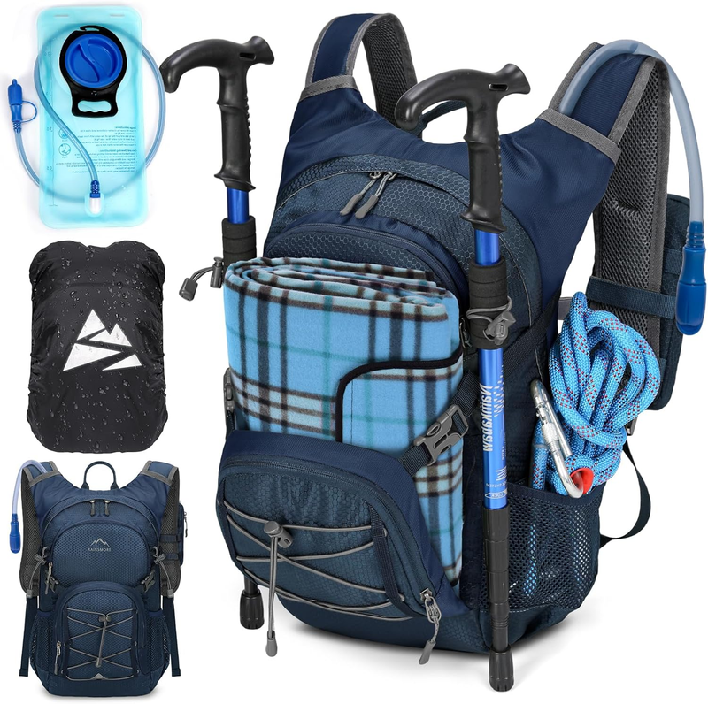 Hydration Backpack with Water Bladder, 18L Lightweight Hiking Backpack for Women0