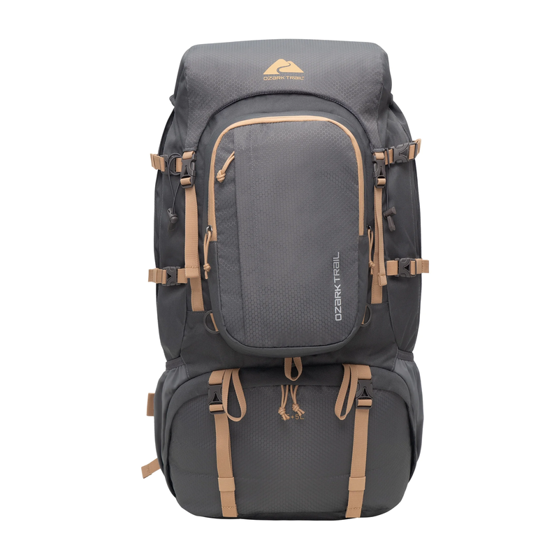 60L Hiking Backpack with Durable Fabric and Multiple Pock,Age Group:Adult0