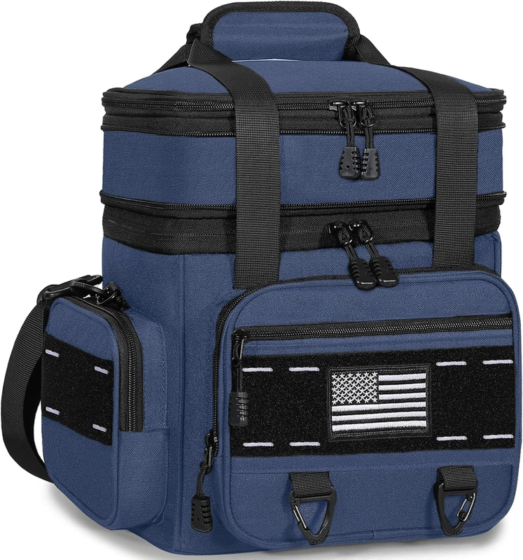 xpandable Tactical Insulated Lunch Box 16L Blue Leakproof Cooler Bag Heavy Duty10
