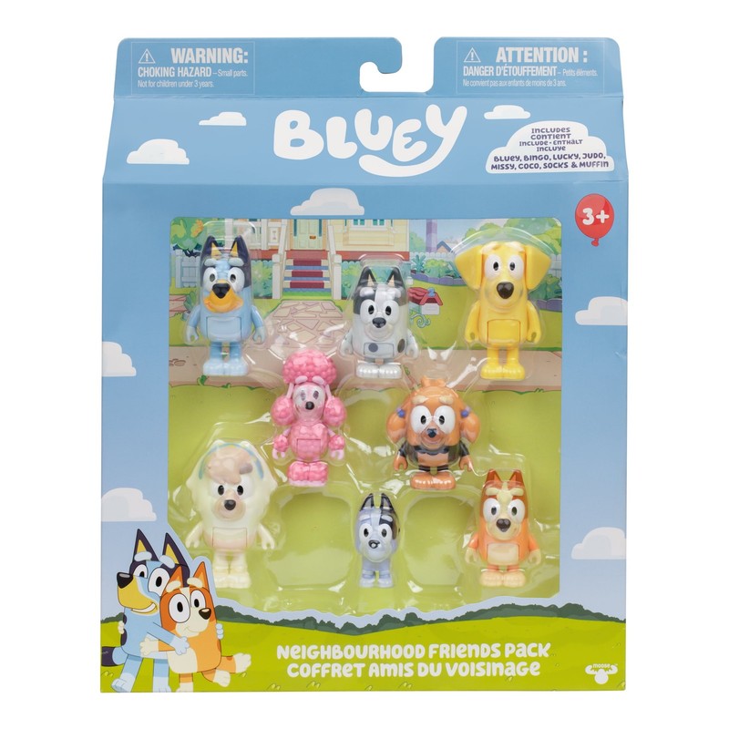 Neighborhood Friends 8 Pack, 2 2.5 Inch Articulated Figures, Toys for Kids 3 6 Y3